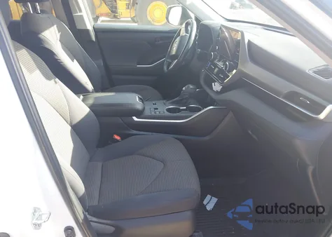 2023 Toyota Highlander Le z USA, uszkodzony, nr VIN 5TDKDRAH0PS505047